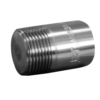 Round thread plug